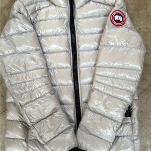 Canada Goose Black and Silver Jacket